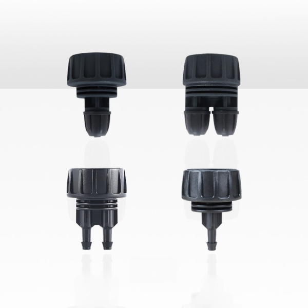 US standard drip irrigation system quick connector, garden water pipe accessories, automatic flower watering joint.